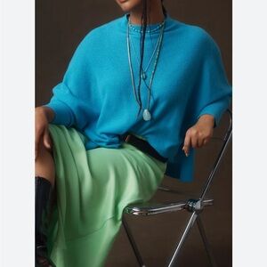 NWT The Shea Oversized Boxy Cashmere Sweater by Maeve boho western quiet luxury